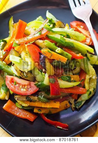 fried vegetables