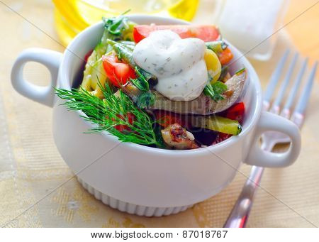 fried vegetables