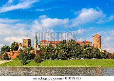 Wawel Castle In Kracow