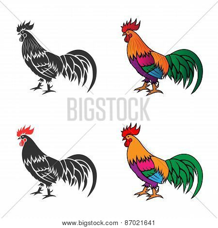 Silhouette Of The Cock 2