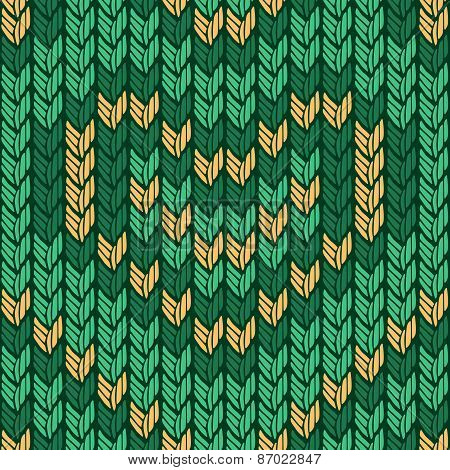 Seamless Knitted Pattern