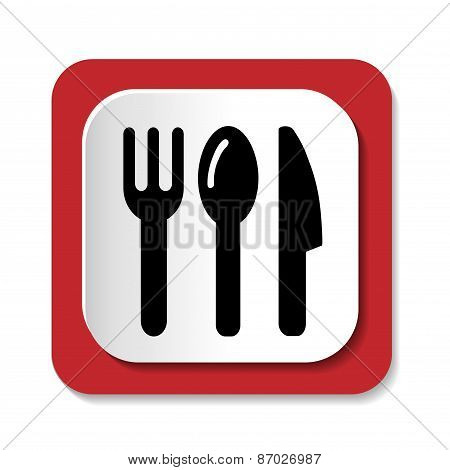 Fork, Knife And Spoon Icon
