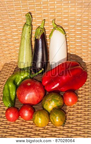 Vegetables In Basket