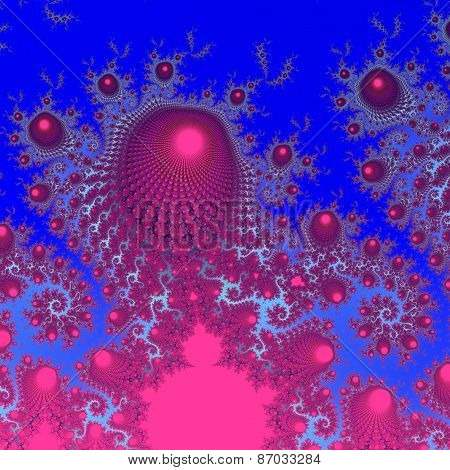 Abstract decorative fractal background
