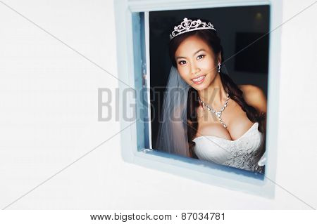 beautiful asian bride