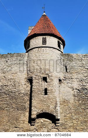 Tallinn, Vyshgorod. Küçük kale kule