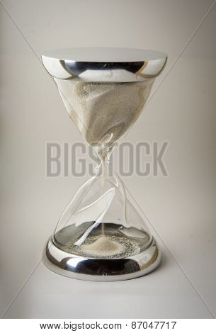 Hourglass Glass And Steel