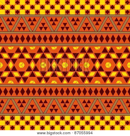 Tribal Seamless Pattern. Ethnic Vector Background