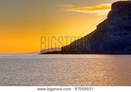 Sunset at Scotlands west coast