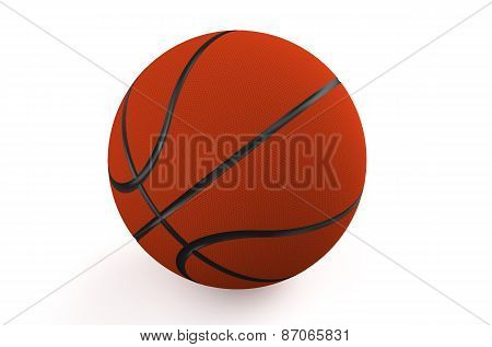 Orange Basketball Ball