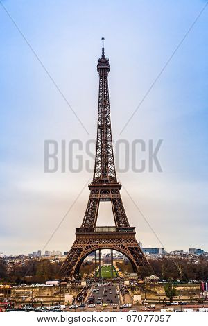 Eiffel Tower In Paris France