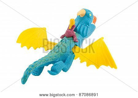 Deadly Nadder & Astrid Toy Character From How To Trian Your Dragon Animation Film.