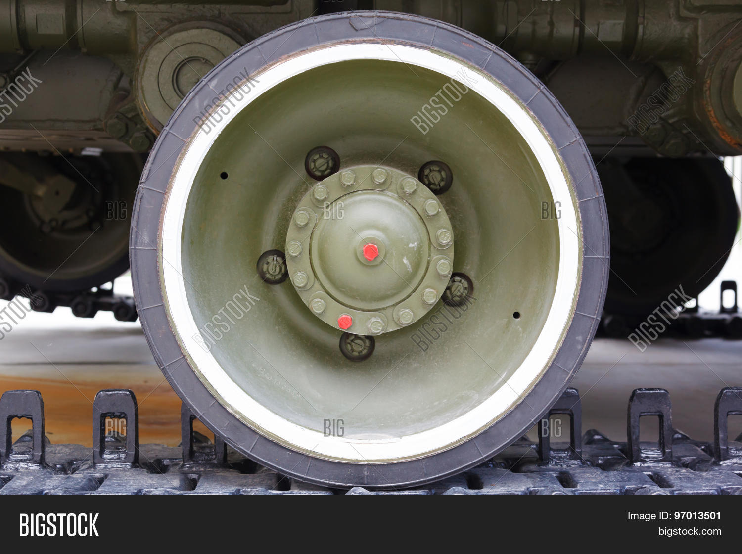 Wheel Tracks Tank Image & Photo (Free Trial) | Bigstock