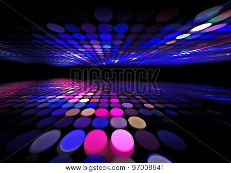 3d abstract grid dots background texture