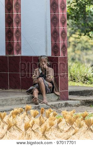 Portrait Of People From Tana Toraja, Indonesia