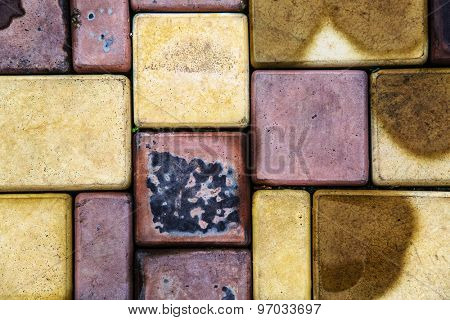 Stone paving texture. Abstract structured background.