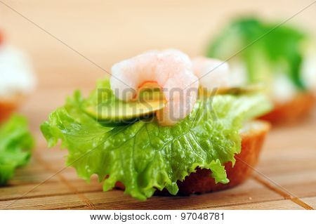 Sandwich  With Shrimps
