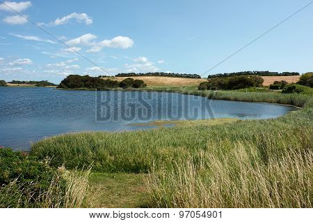 Country Side Lake Funen Denmark