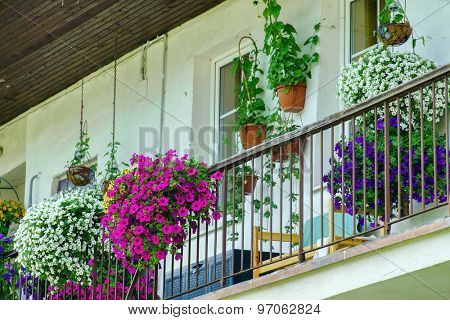 decorated balcony