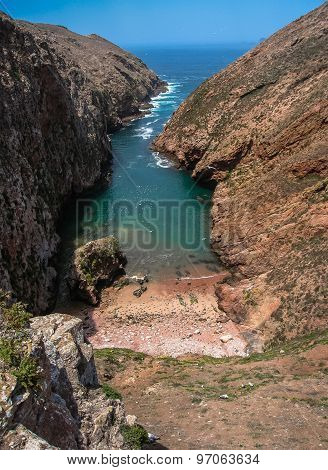 Scenic Beach On Berlenga Island, Portugal