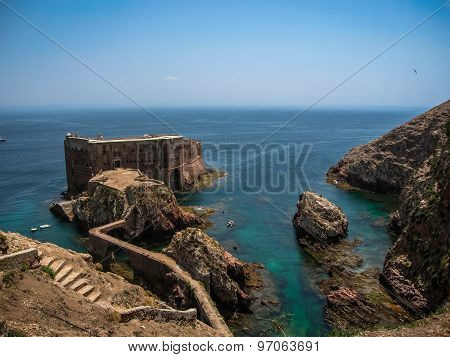 Fort  St John Baptist In Berlenga Island, Portugal