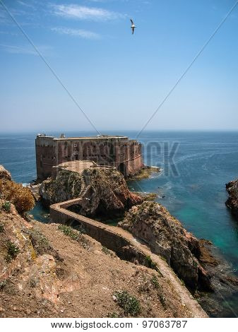 Fort  St John Baptist In Berlenga Island, Portugal
