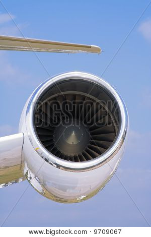 motor de avión jet