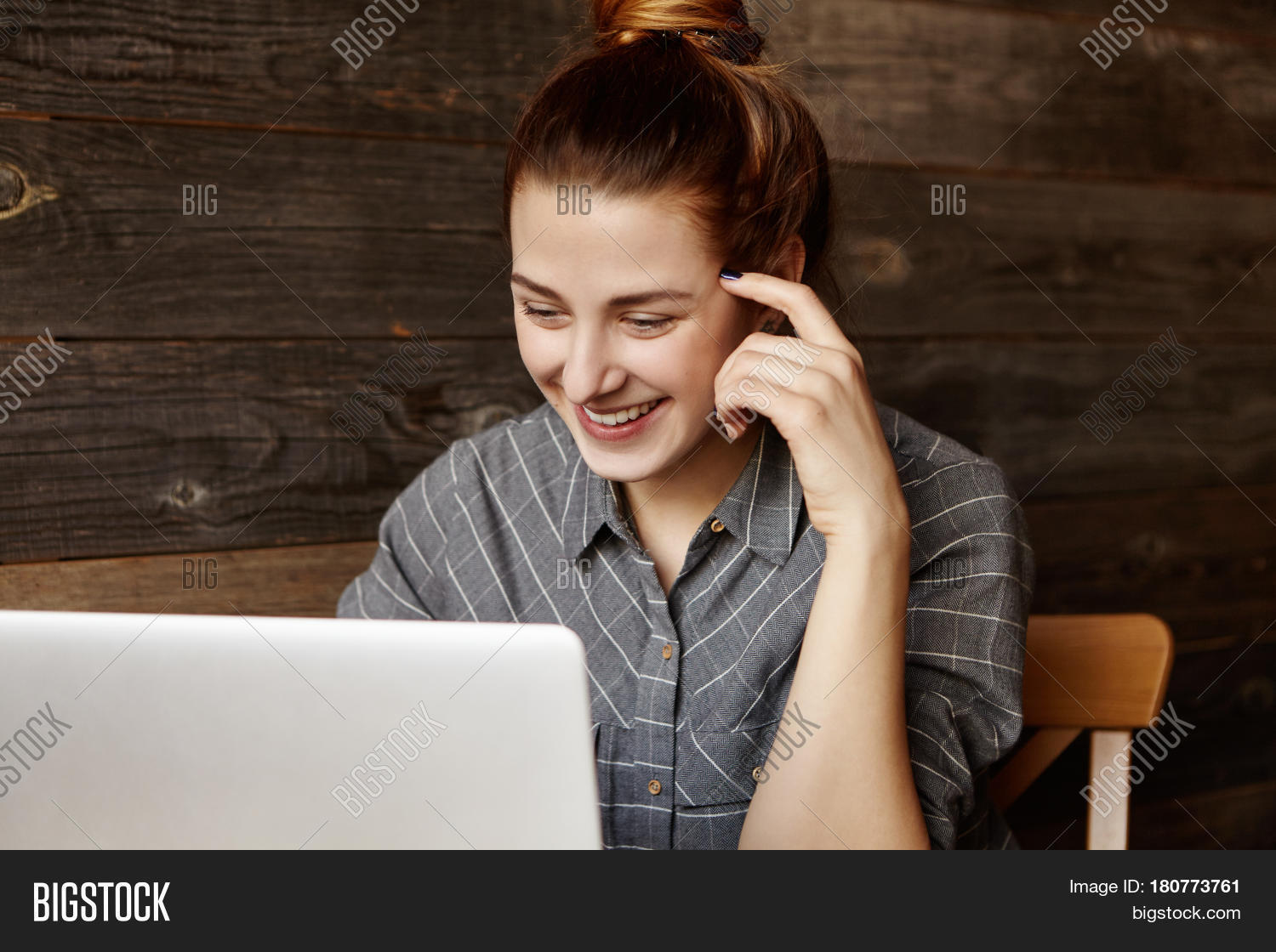 Happy Young Red Haired Image Photo Free Trial Bigstock