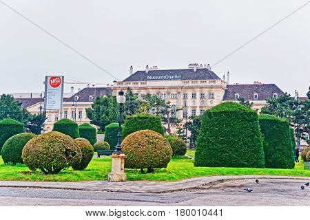 Museumsplatz With Museumsquarter In Vienna