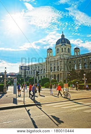 Museumsplatz Museum Of Art History In Vienna