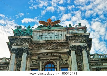 National Library Of Hofburg Palace Of Vienna