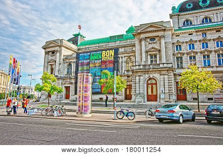 Volkstheater Or People Theater In Vienna Austria