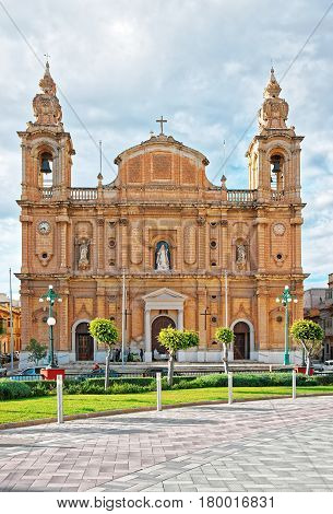 Parish Church In Msida On Malta