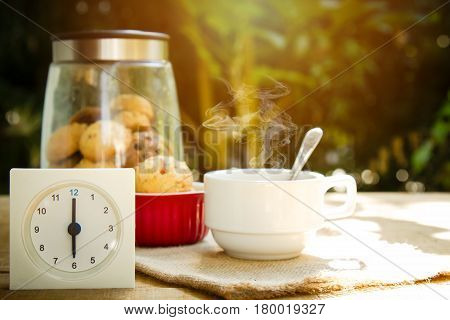 Morning Coffee And Cookie