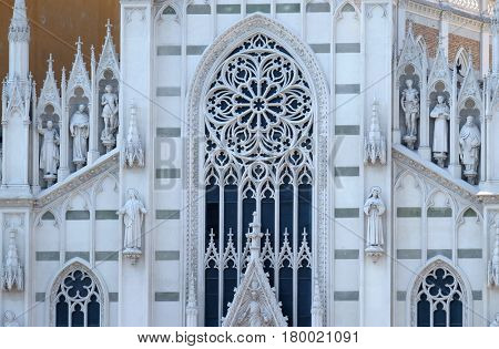 ROME, ITALY - SEPTEMBER 02: Sacro Cuore del Suffragio church in Rome, Italy  on September 02, 2016.