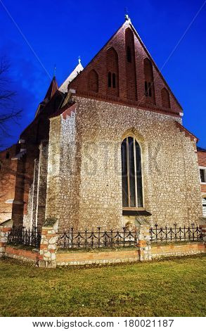 Church Of Holy Cross In The Old Town In Krakow