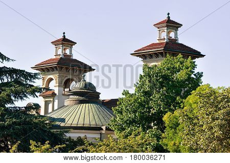 Towers Of Casino Montbenon In Lausanne