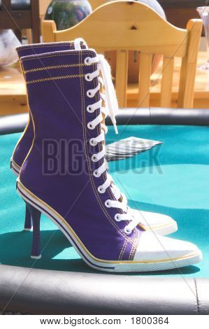 Tacco alto scarpe da ginnastica