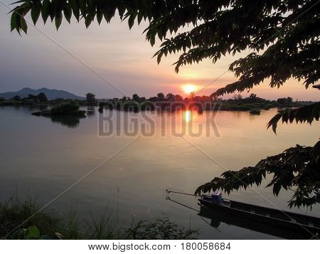 View At River Mekong In Don Det Island