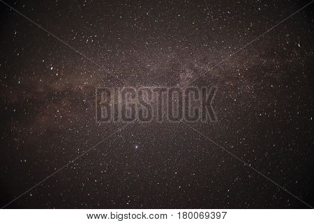 The Milky Way Is Our Galaxy. This Long Exposure Astronomical Photograph Of The Nebula.