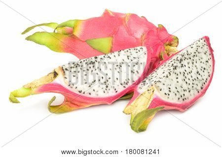 Pitahaya isolated on a white background cutout
