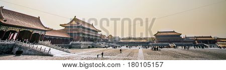 Forbidden City Residence Palace Beijing China Asia