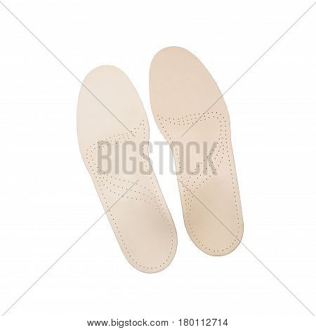 Orthopedic Insoles On White Background