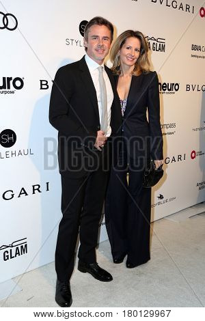 LOS ANGELES - FEB 26:  Sam Trammell, Missy Yager at the Elton John Oscar Viewing Party 2017 at the City of West Hollywood Park on February 26, 2017 in West Hollywood, CA