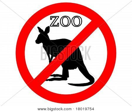 Klokan v Zoo zakázáno