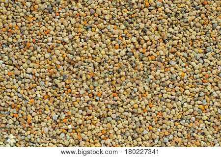 Colorful Pile of bee pollen ambrosia background