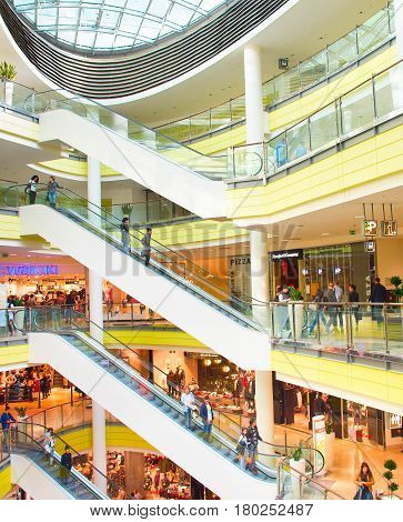 Interior Of Shopping Mall, Sofia