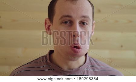 young man eating pizza. mmm tasty food