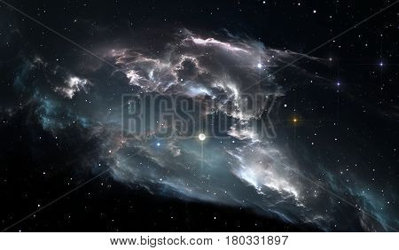 Space star nebula. Space background with nebula and stars