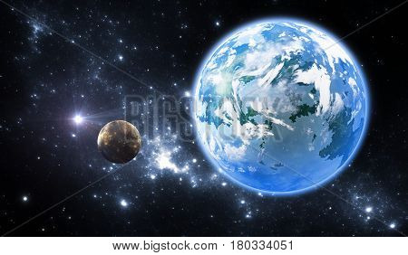 Extrasolar planet or exoplanet another Earth-like planet